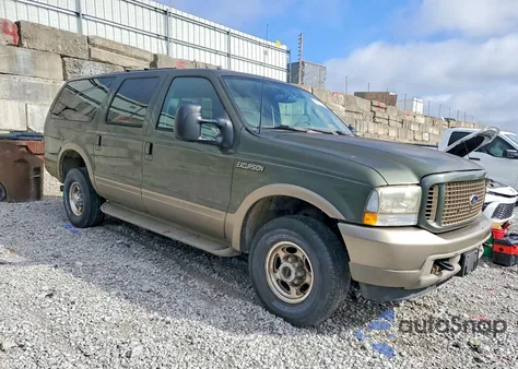 2003 Ford Excursion Eddie Bauer z USA, uszkodzony, nr VIN 1FMSU45P83EC07801